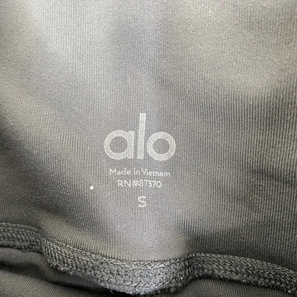 Alo Yoga Moto Leggings High Waist Mesh Anthracite Gray Womens Size S W5494R
